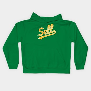 Sell Yellow Script Kids Hoodie